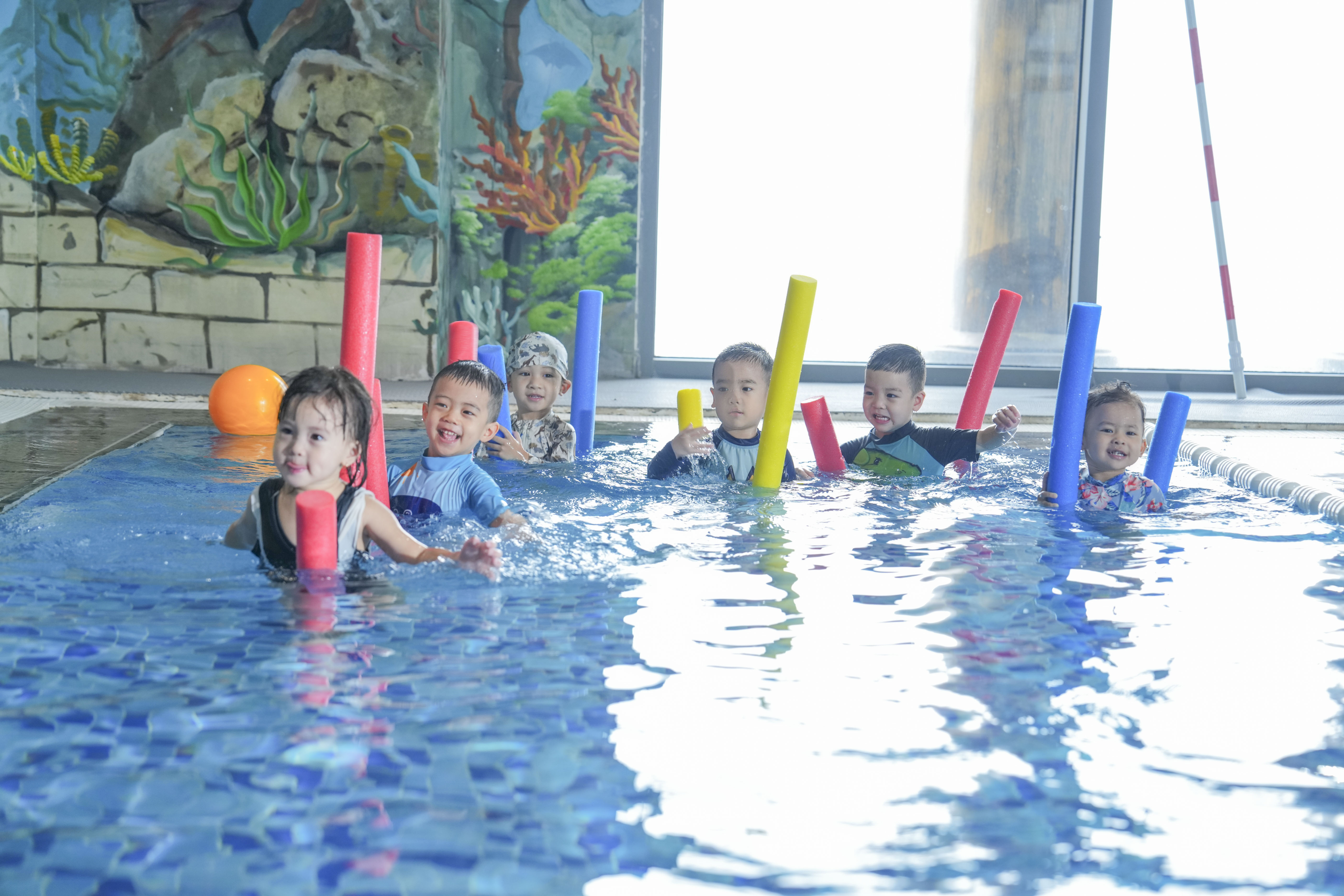 bể bơi muối điện phân