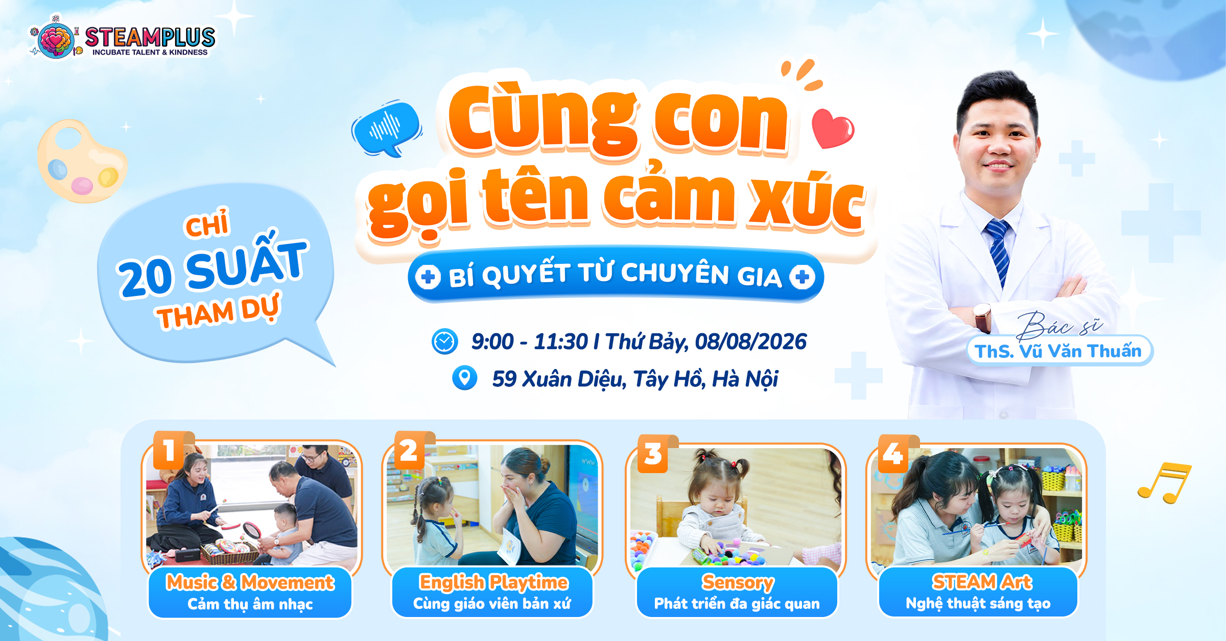 Sự kiện Cùng Con Gọi Tên Cảm Xúc